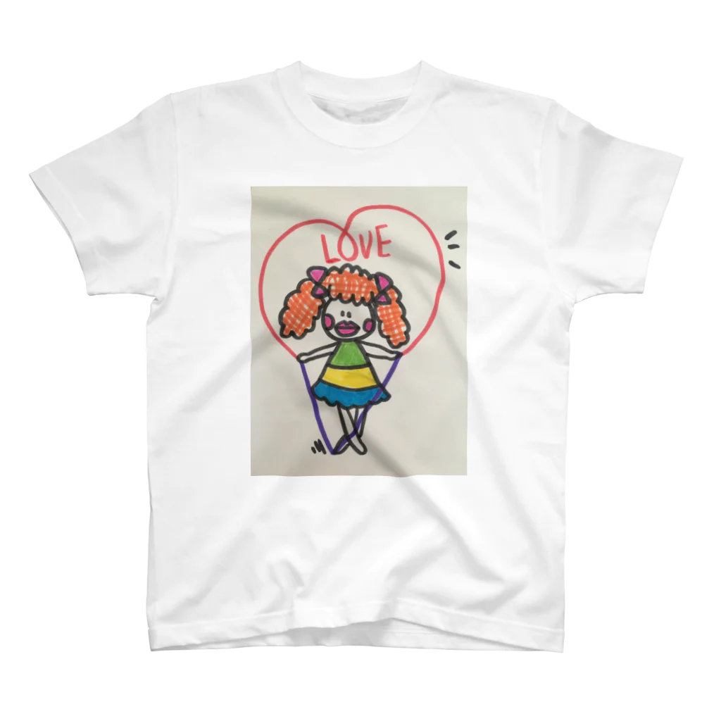 青い鳥のLOVE nawatobi Regular Fit T-Shirt