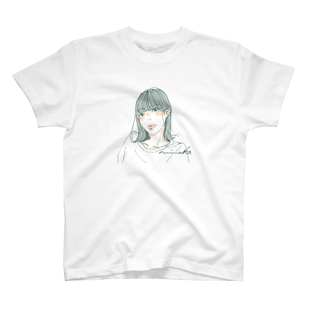 minako.の＊グリーン＊ スタンダードTシャツ