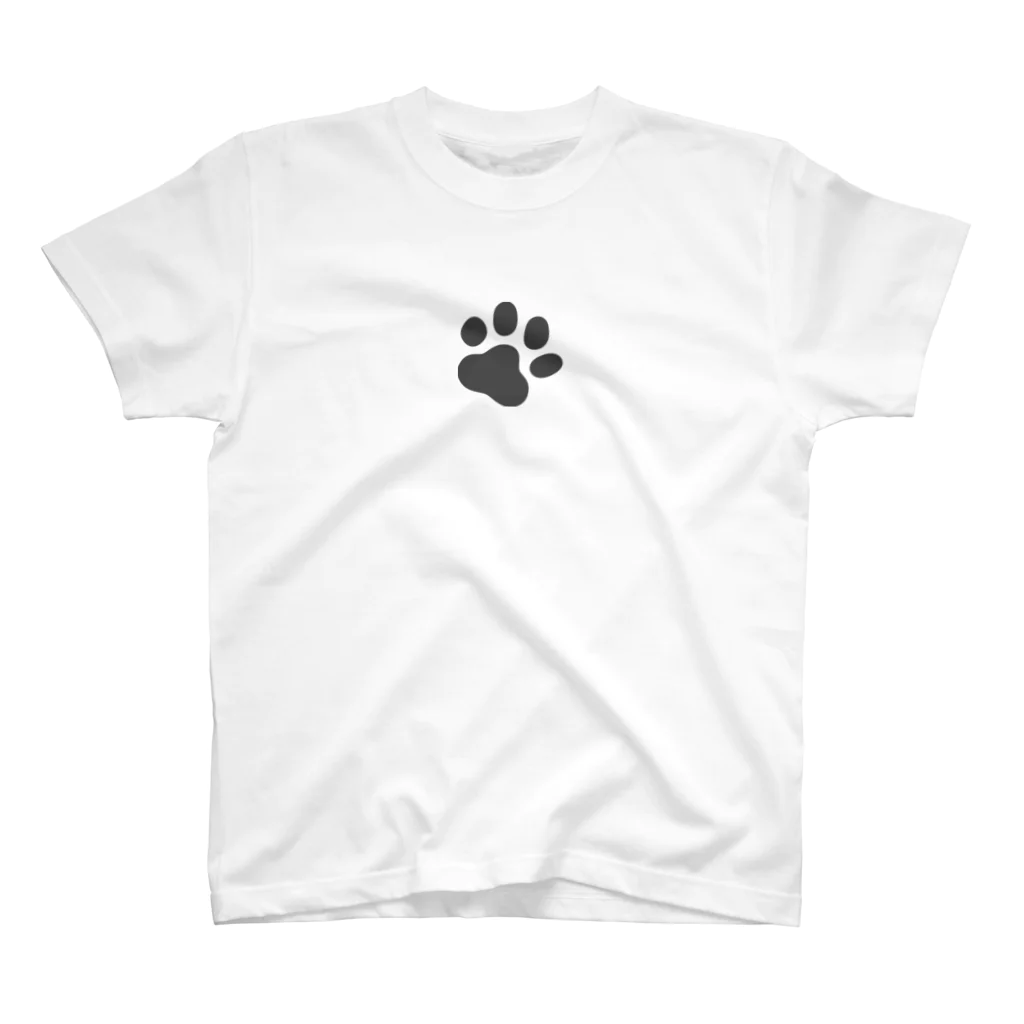 犬とfamの犬の足跡 Regular Fit T-Shirt