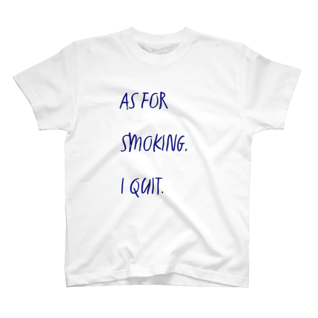 small_twistの「タバコはやめた」Tシャツ Regular Fit T-Shirt