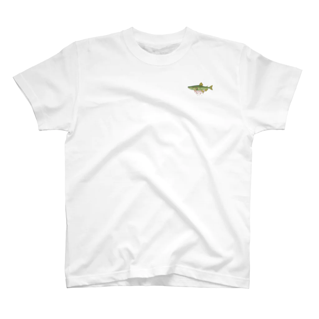メカラウロコの鮭といくら Regular Fit T-Shirt