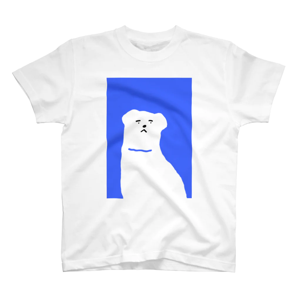 soup_mikikoのブルーわん スタンダードTシャツ