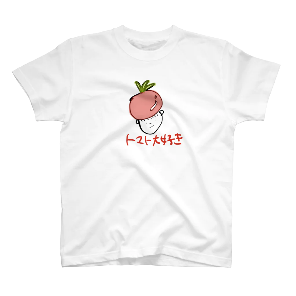 ぱんぱかぱーんのトマト大好き Regular Fit T-Shirt