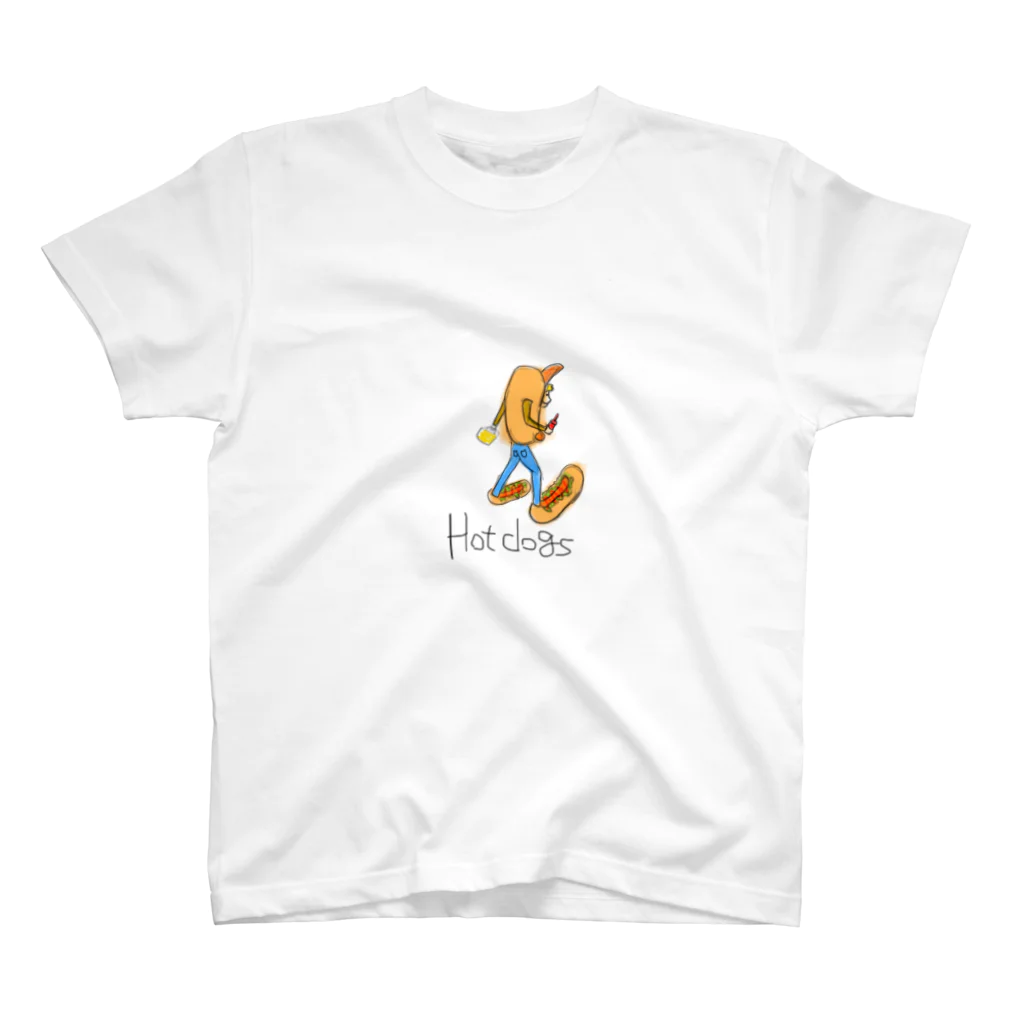 ふぁっかめんのhot dog メーン Regular Fit T-Shirt