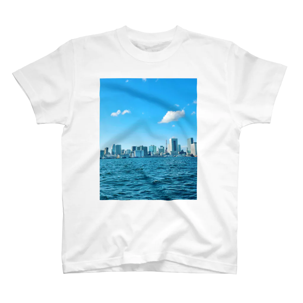 daikichiesのお台場Sea Bus Ocean views スタンダードTシャツ