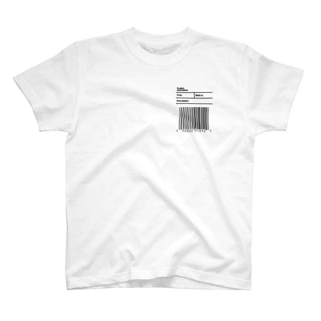 よしおDXのバーコード Regular Fit T-Shirt