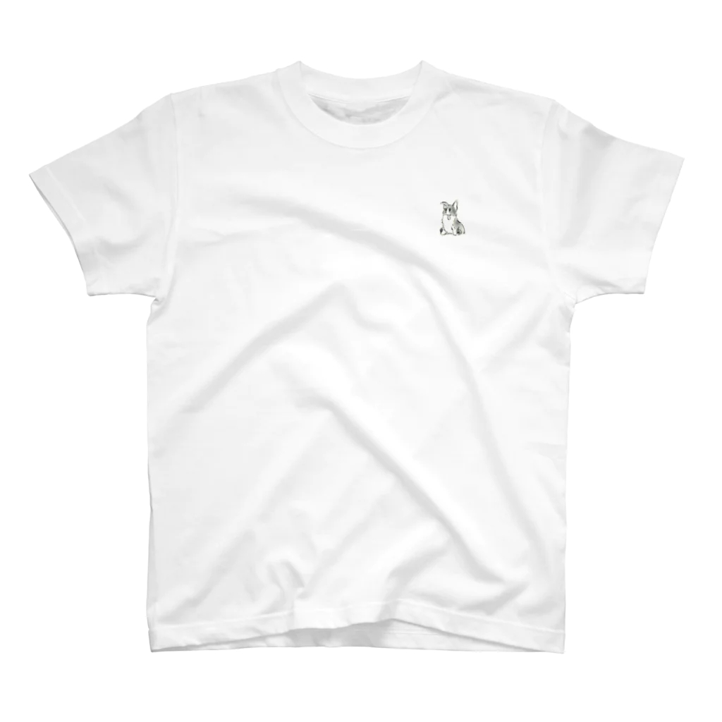 OKEY-CORGI / オーキー・コーギーの座ってるコーギー Regular Fit T-Shirt