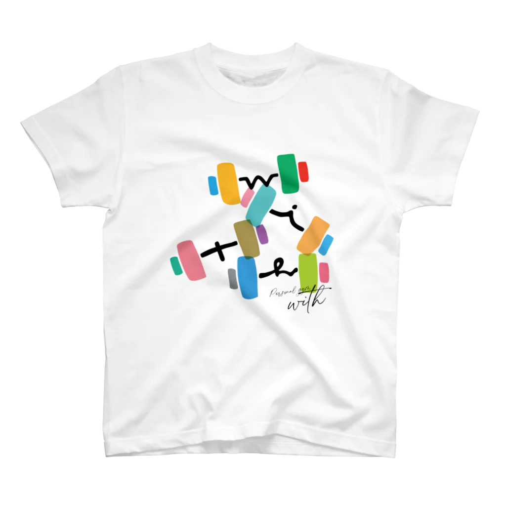 BASHI-YATSUのダンベルTシャツ（シェイク） スタンダードTシャツ