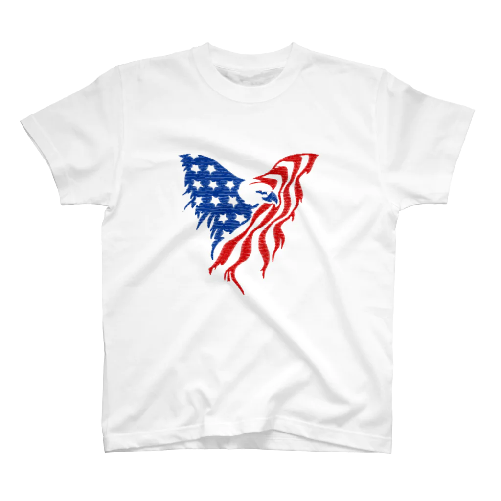 Fred HorstmanのAmerican Bald Eagle スタンダードTシャツ