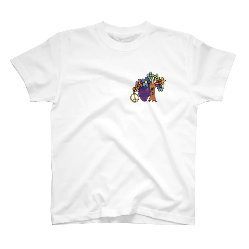 𝐏𝐎𝐎𝐋 𝐒𝐋𝐀𝐕𝐄 𝐏𝐀𝐑𝐀𝐍𝐎𝐈𝐃のPEACE MIND tee スタンダードTシャツ