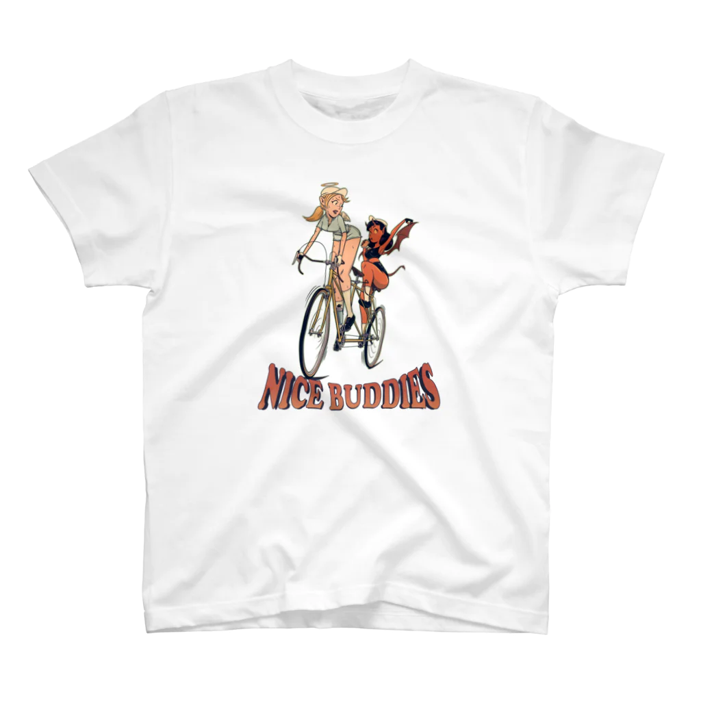 nidan-illustrationの"NICE BUDDIES" スタンダードTシャツ