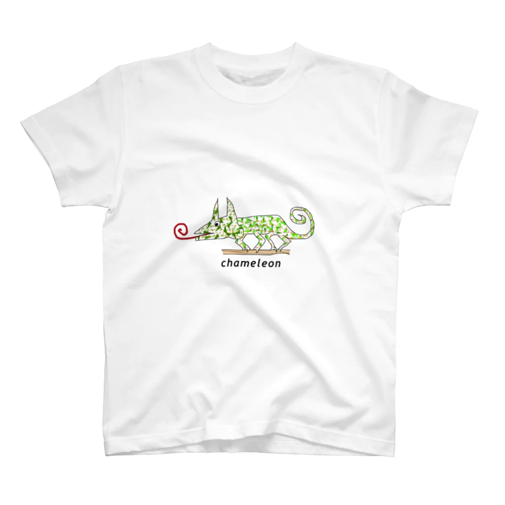 まっちのカメレオン(緑) スタンダードTシャツ