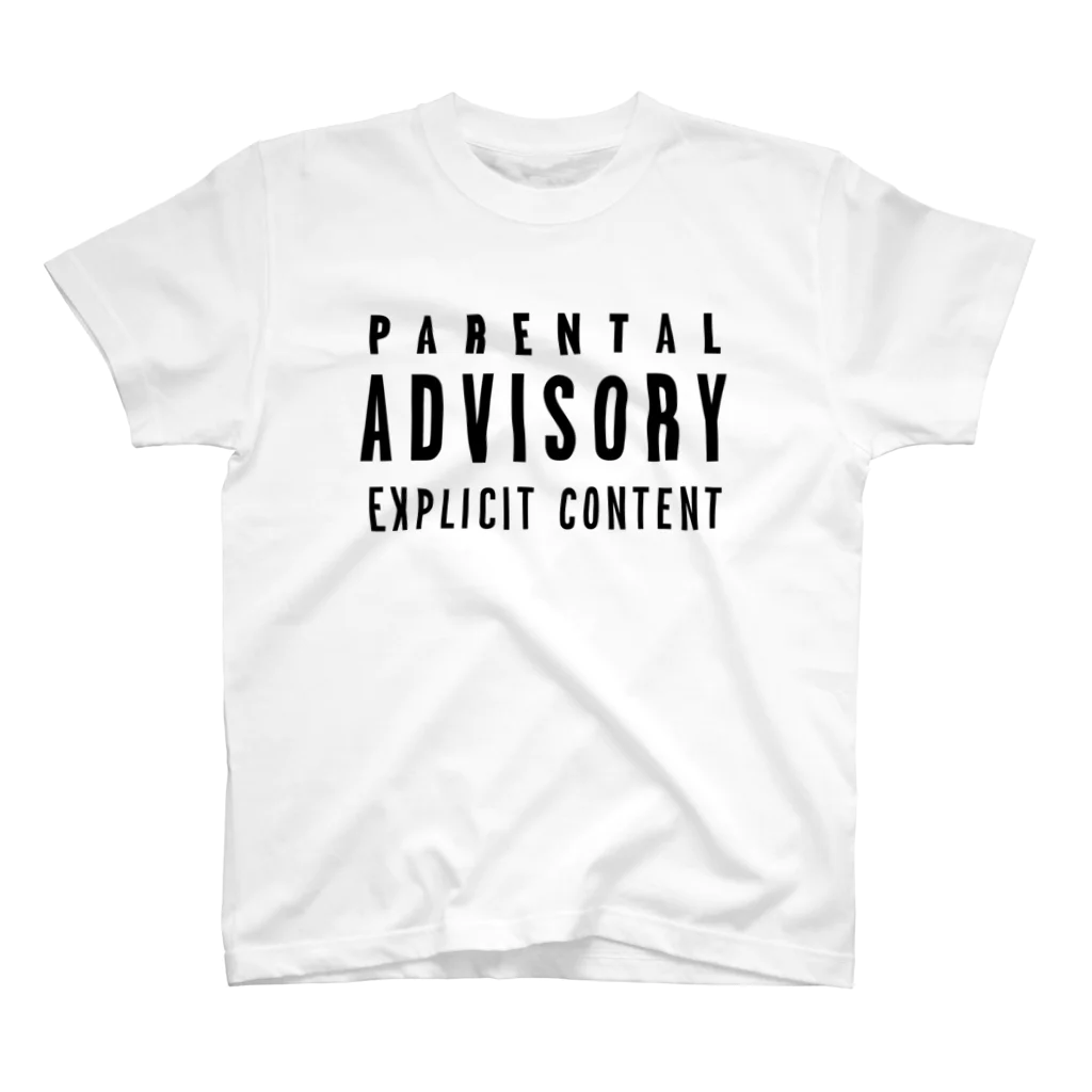 DRIPPEDのPARENTAL ADVISORY-ペアレンタル アドバイザリー-文字のみロゴTシャツ スタンダードTシャツ