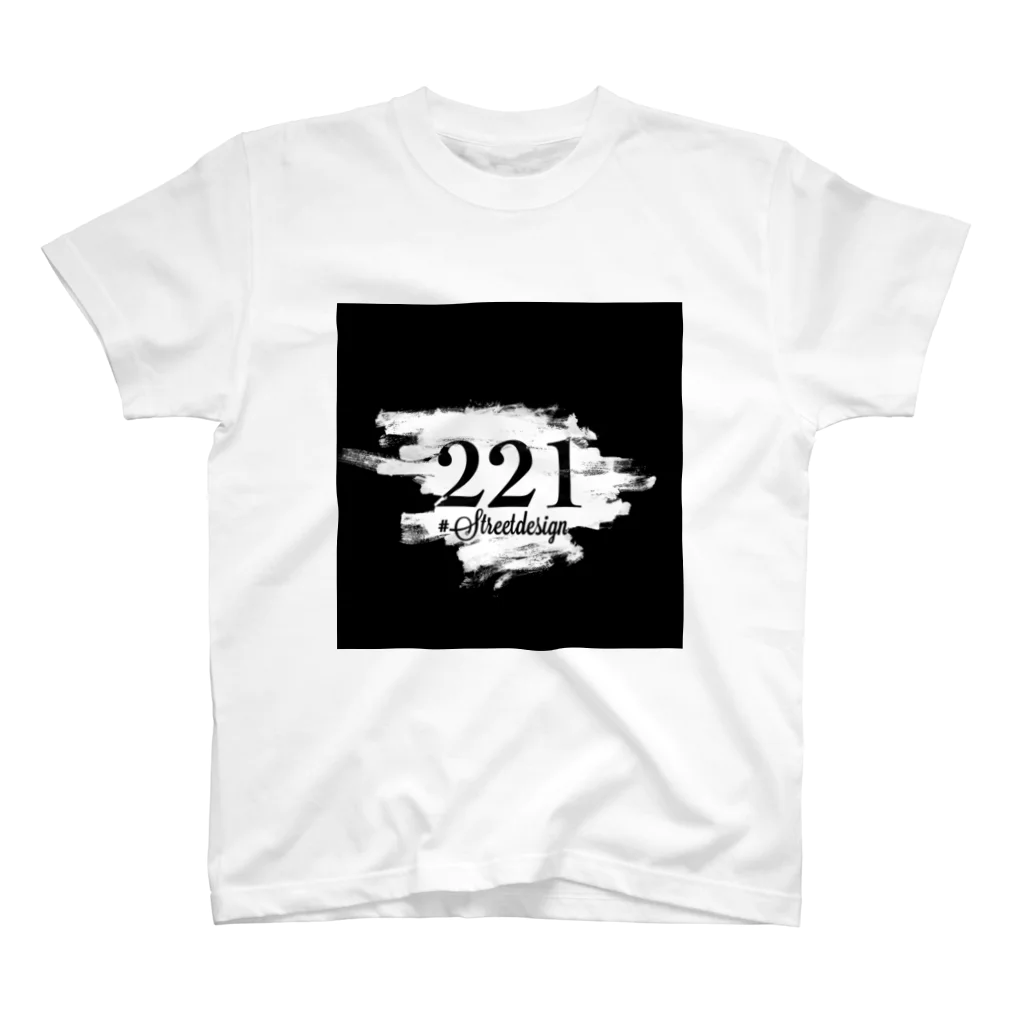 221の221ロゴ Regular Fit T-Shirt