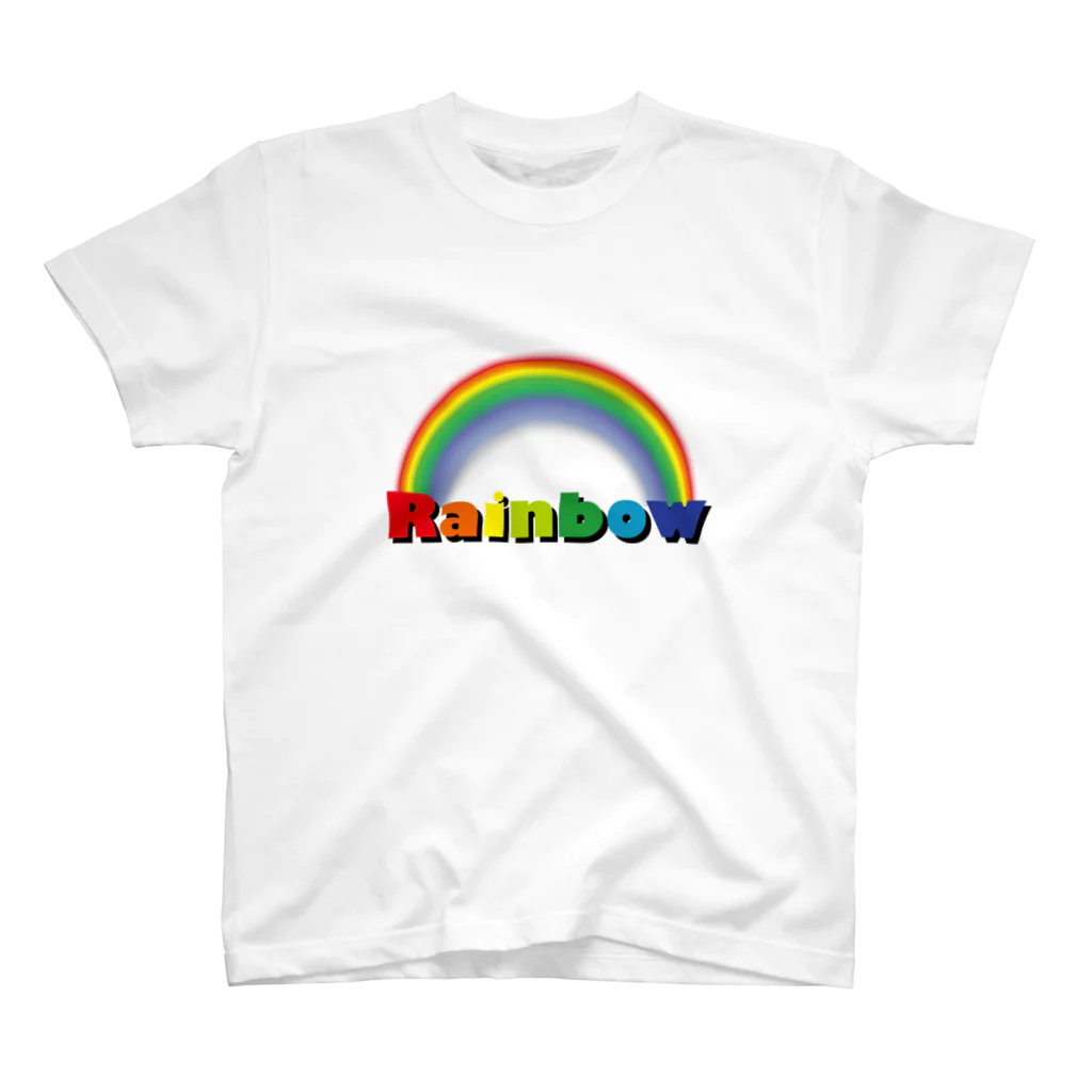 ゴロニャーのダサT屋さんの虹 #Rainbow スタンダードTシャツ