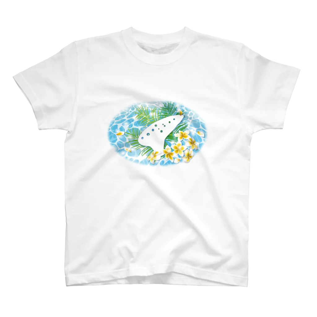 designer758の夏と楽器　オカリナ Regular Fit T-Shirt