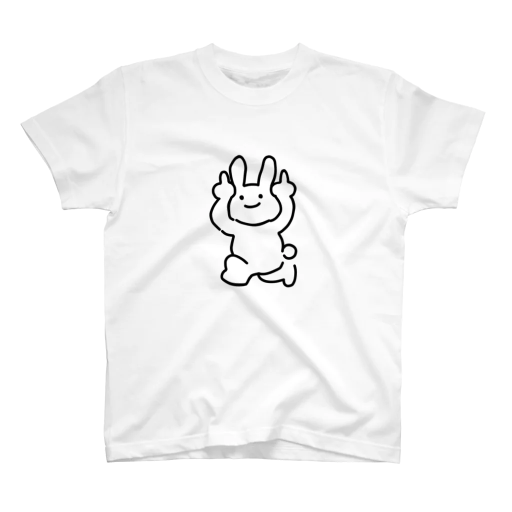 パッパラパーティのパリピのうさぎ スタンダードTシャツ