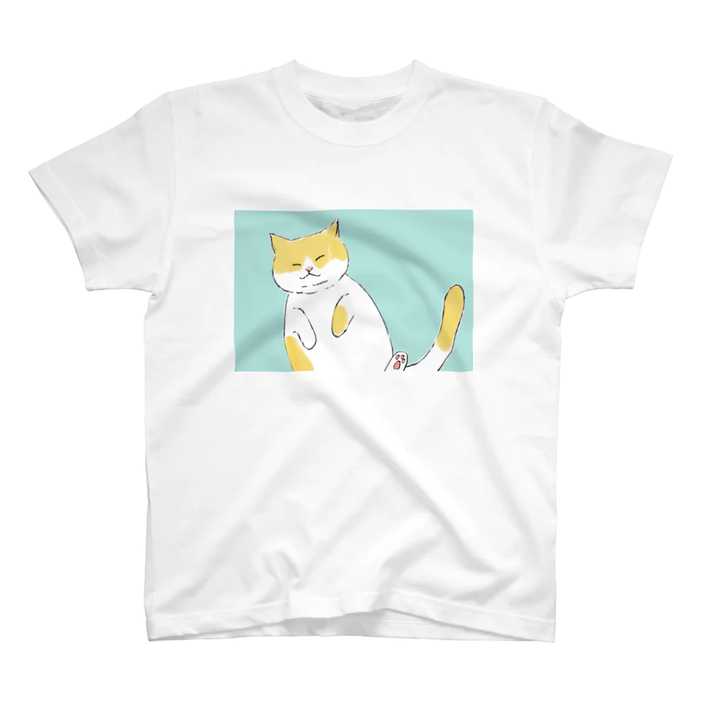 hanamomofalの癒しへそ天猫さん Regular Fit T-Shirt