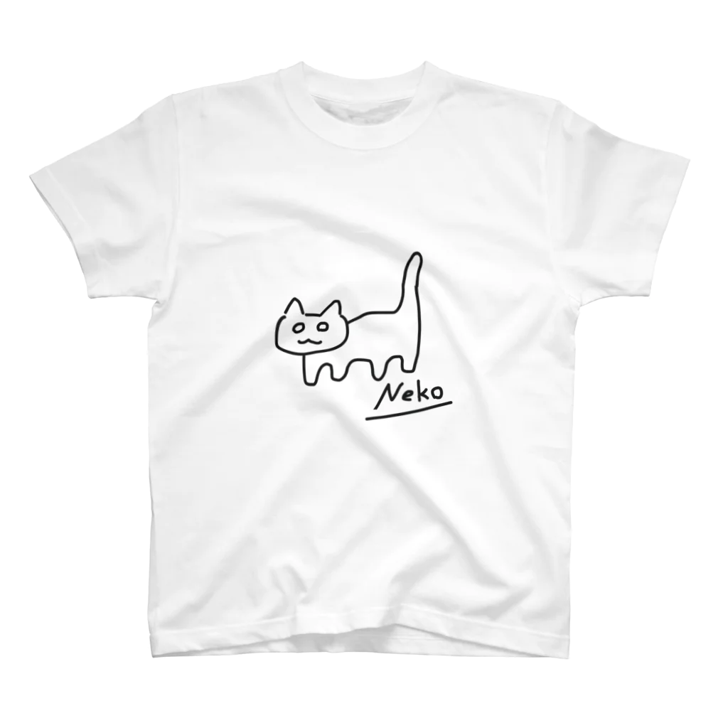 ねこ先生のねこ（Neko） スタンダードTシャツ