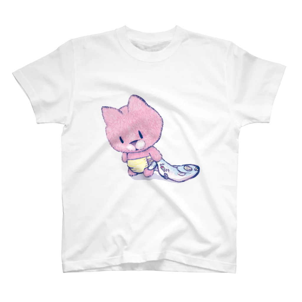 にゃんだミケコのだって・・・猫 スタンダードTシャツ