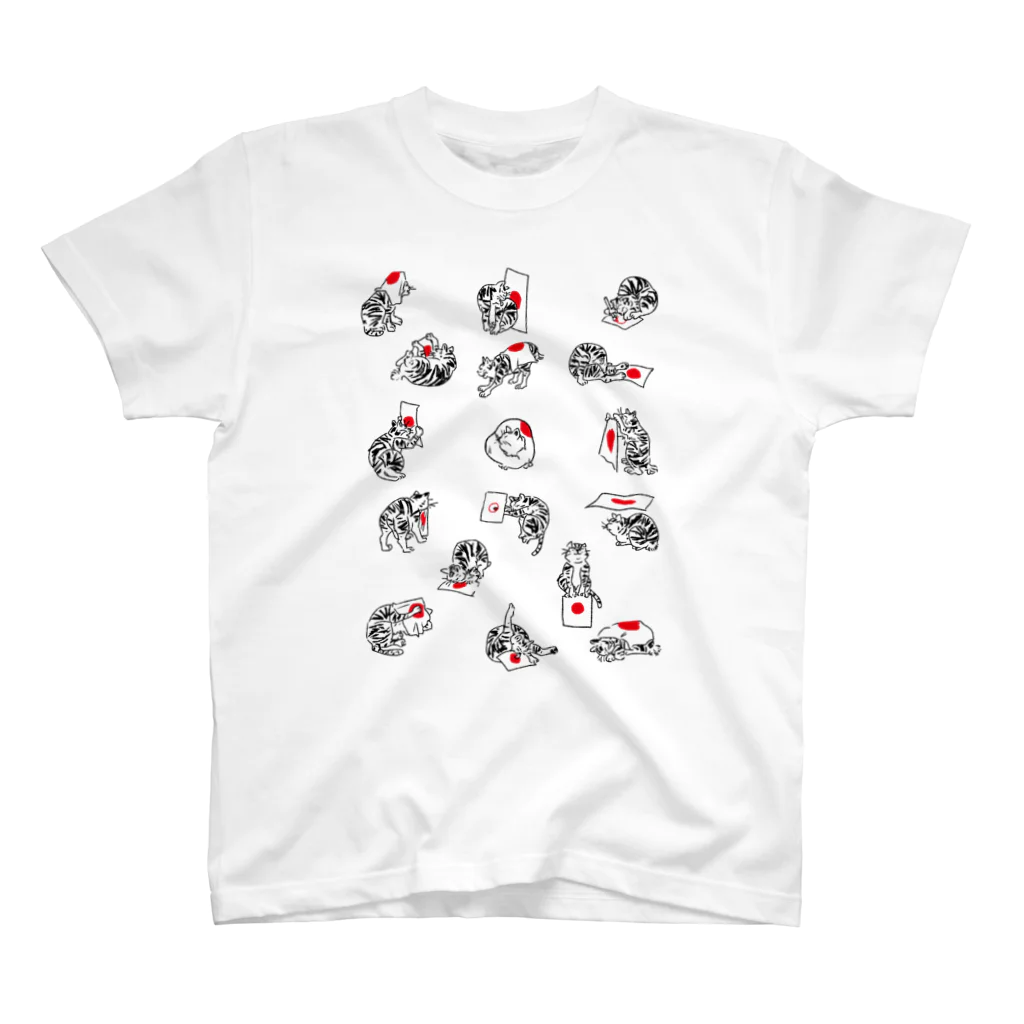 GraphicersのPlaying Cat スタンダードTシャツ