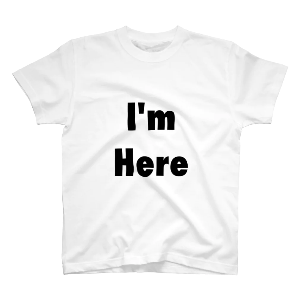 HiromuのI'm Here Tシャツ Regular Fit T-Shirt