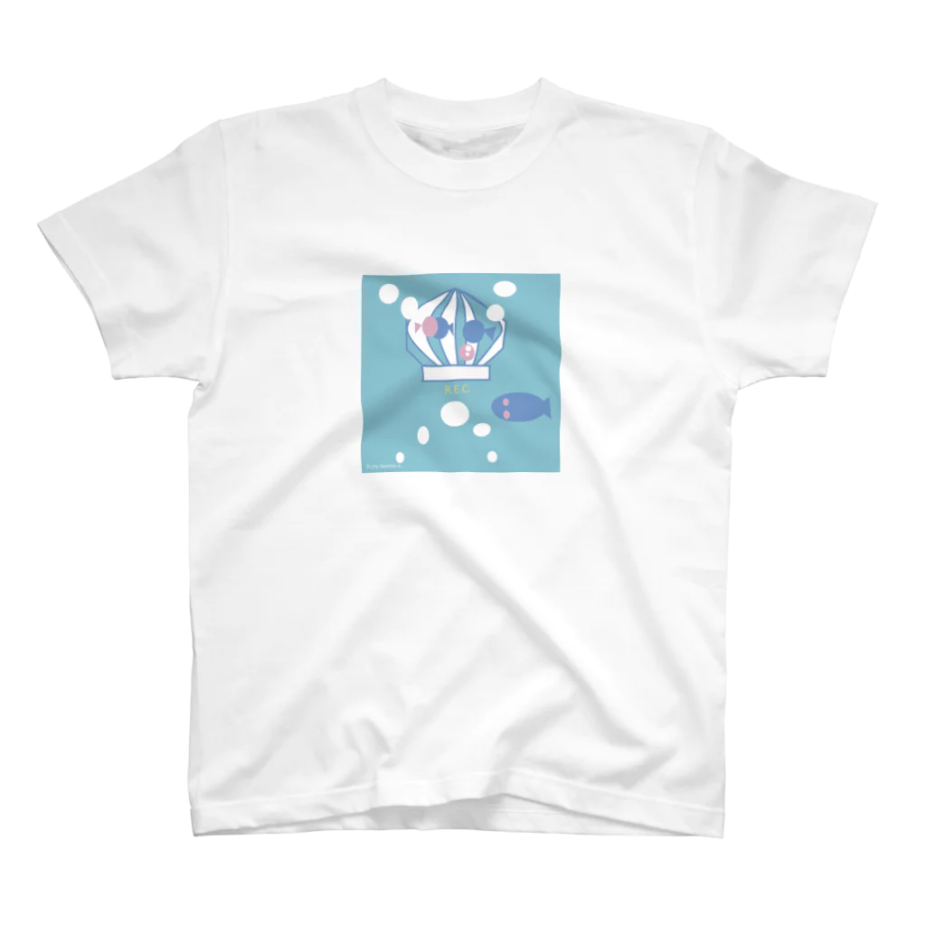 DREAMERの雑貨屋さんの真珠の海🐟 スタンダードTシャツ