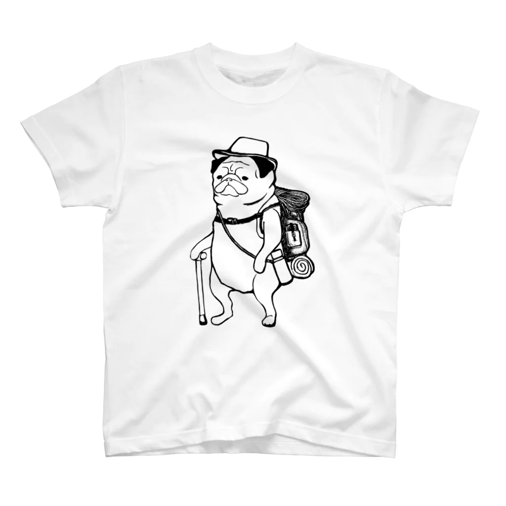 パグのお店＠nishibiworks&PUGSのパグ隊長 Regular Fit T-Shirt
