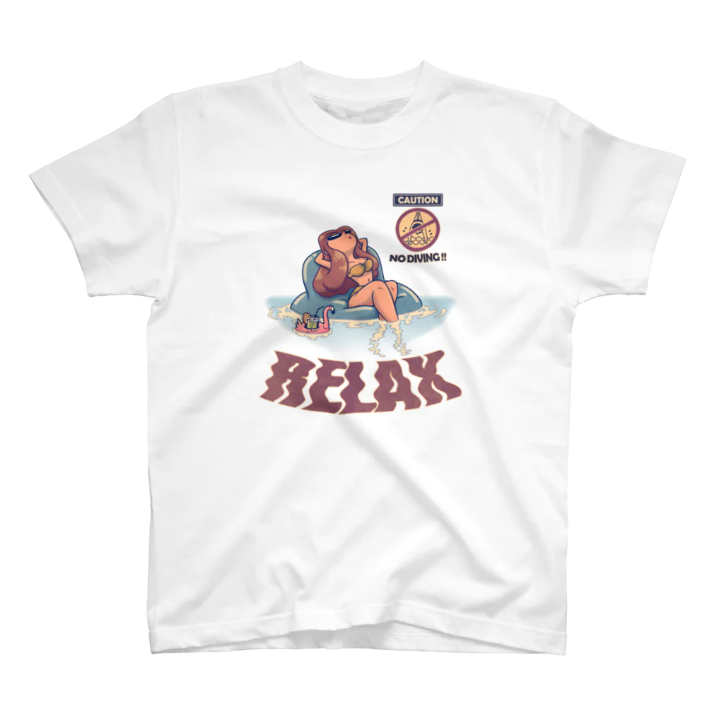 nidan-illustrationの"RELAX" Regular Fit T-Shirt