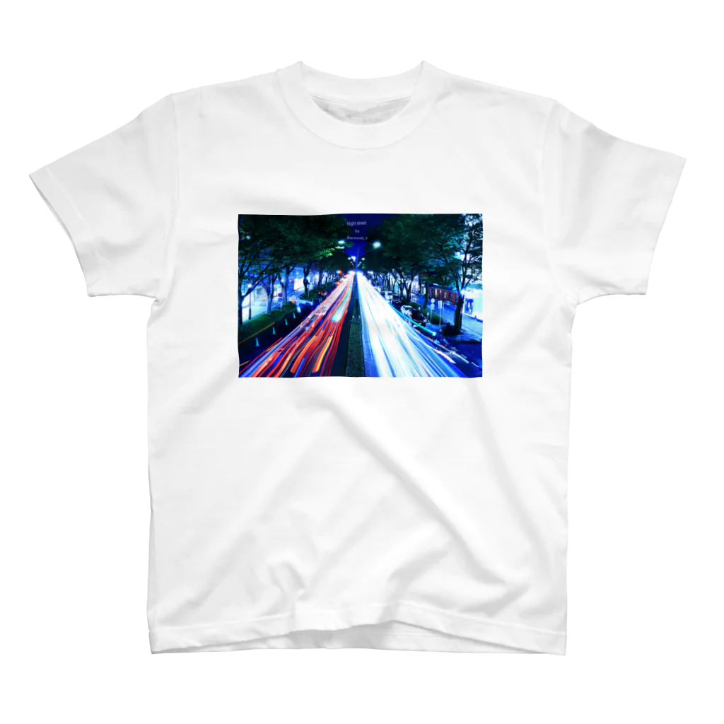 BacksideのNight street スタンダードTシャツ