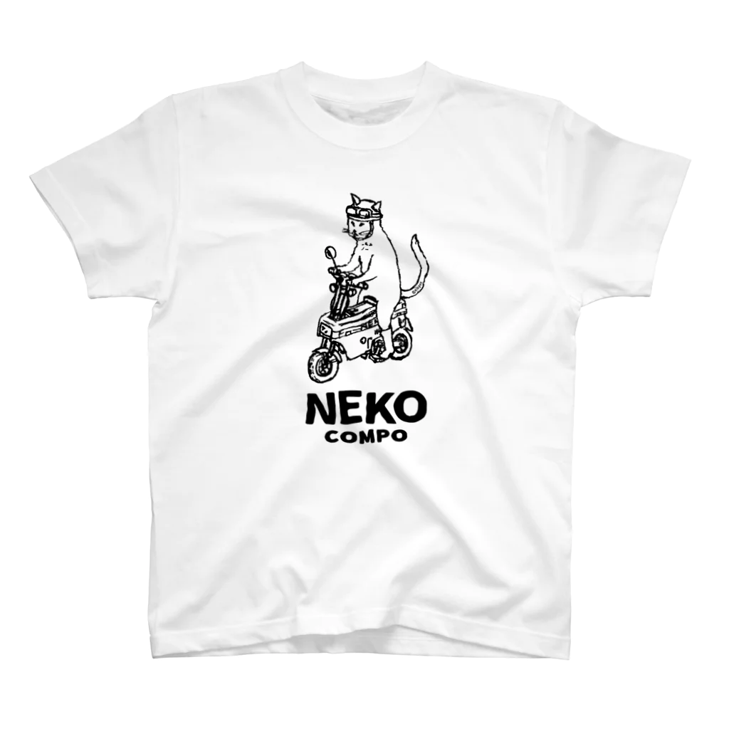 SHOP de "ELKPOT"の『NEKO COMPOの猫』 スタンダードTシャツ