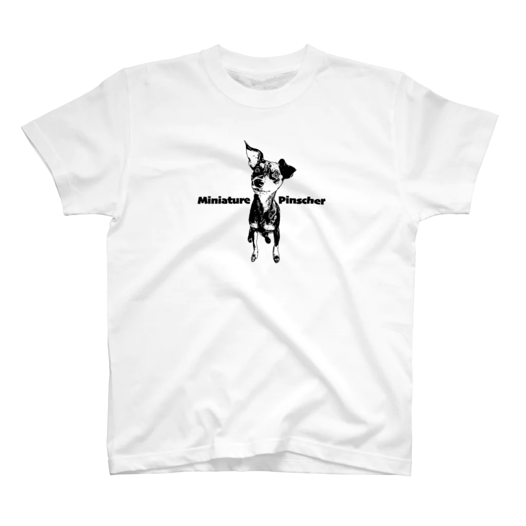 ミニピン クラブ minipin clubのミニピン　ミニチュアピンシャー　miniature pinscher　グッツ Regular Fit T-Shirt