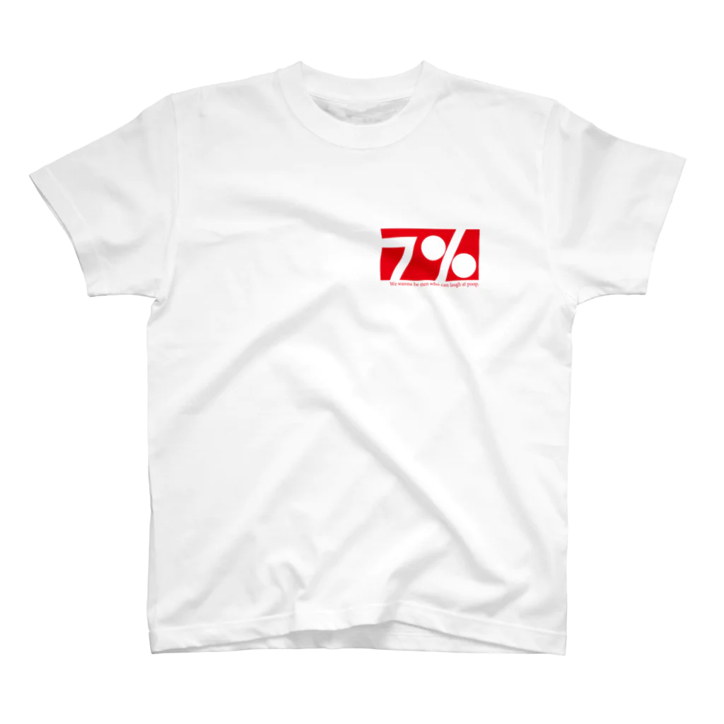 森田GMの絶７Tシャツ（赤文字） スタンダードTシャツ