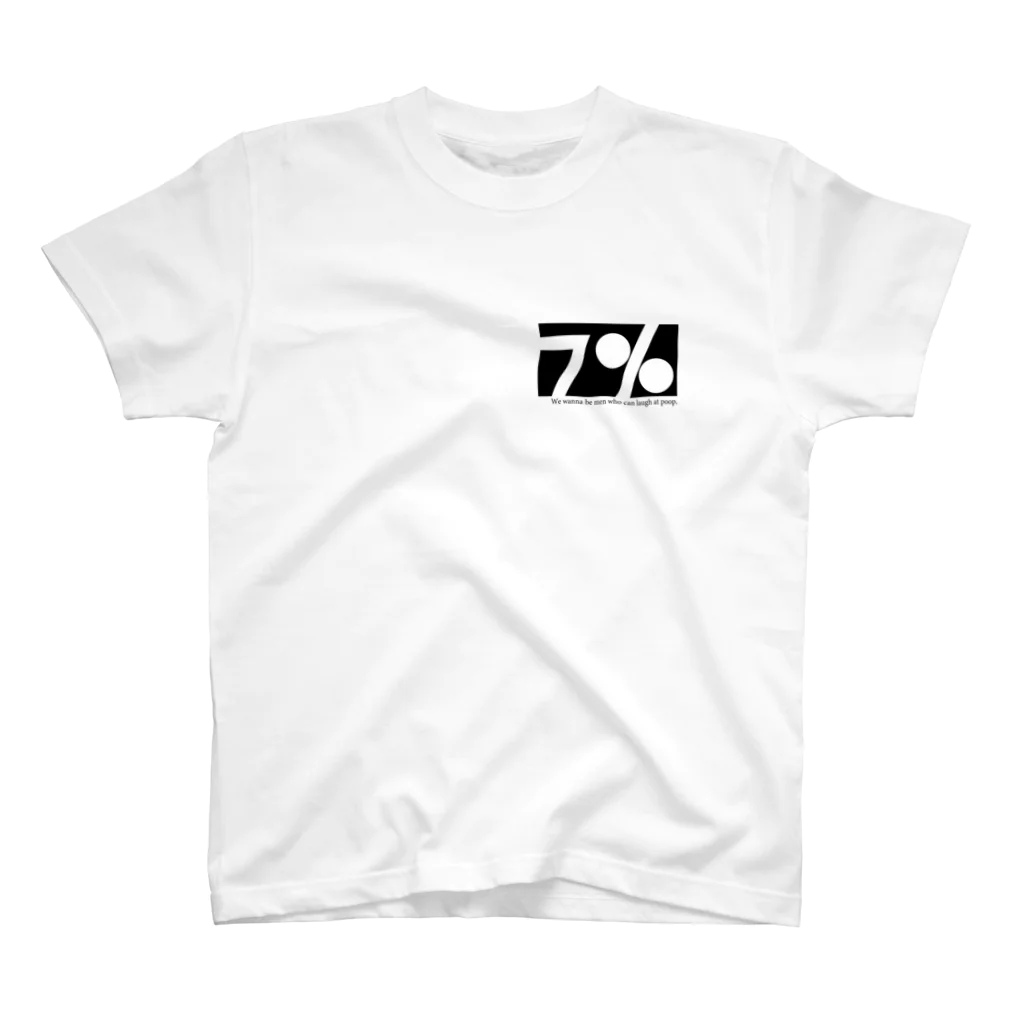 森田GMの絶７Tシャツ（黒文字） スタンダードTシャツ