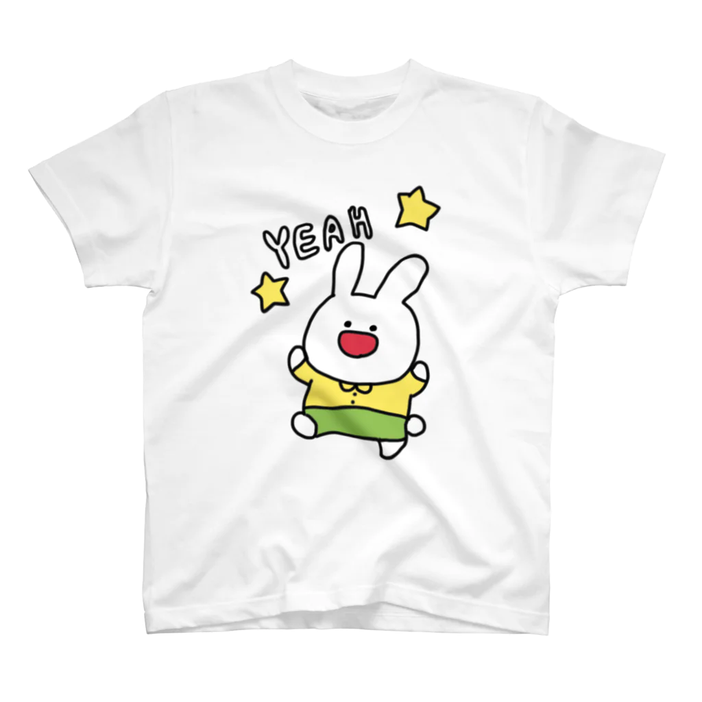 村の小売店のいぇいいぇいうさぎ スタンダードTシャツ