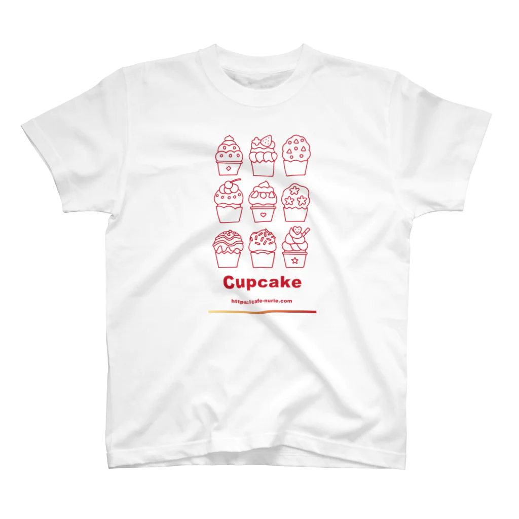 Cafe・de・ぬりえ ShopのCupcake スタンダードTシャツ