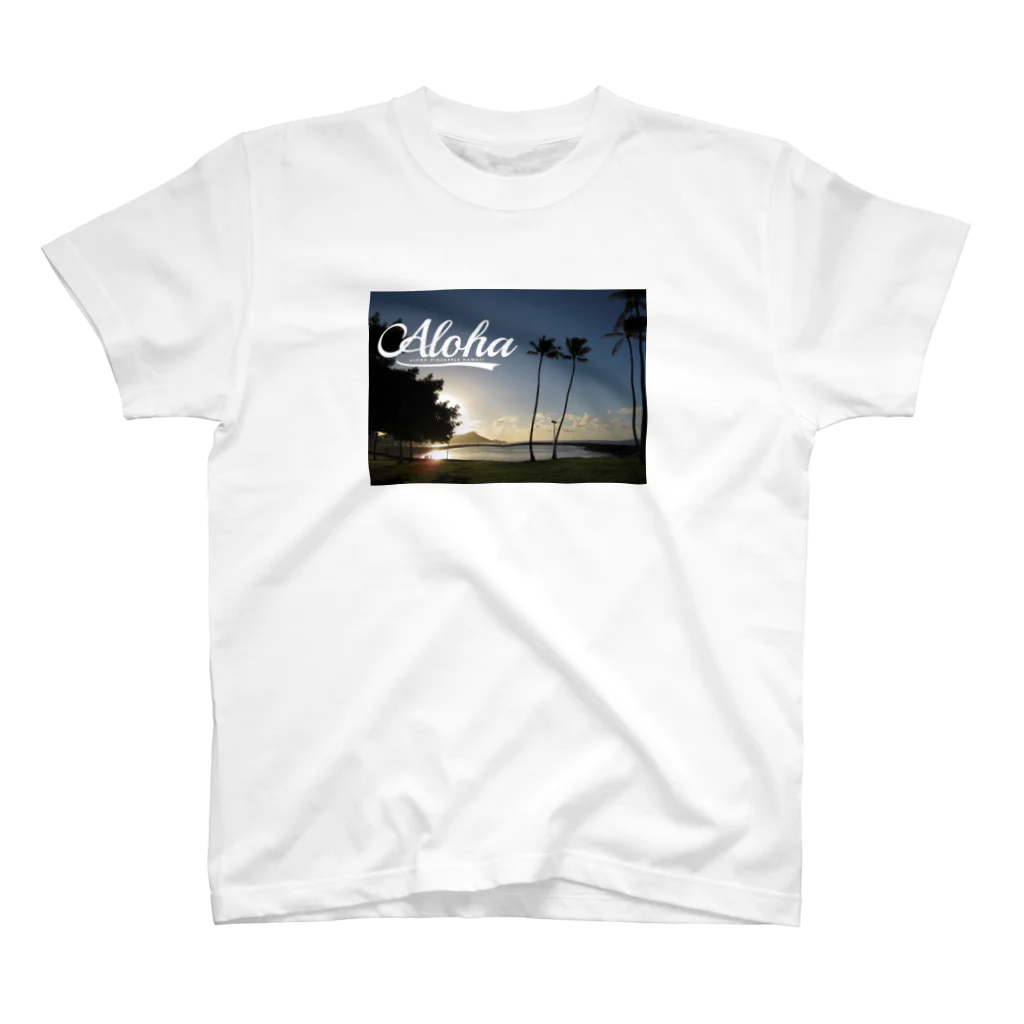 aloha_pineapple_hawaiiのHawaii Photo173 (ダイヤモンドヘッド) スタンダードTシャツ