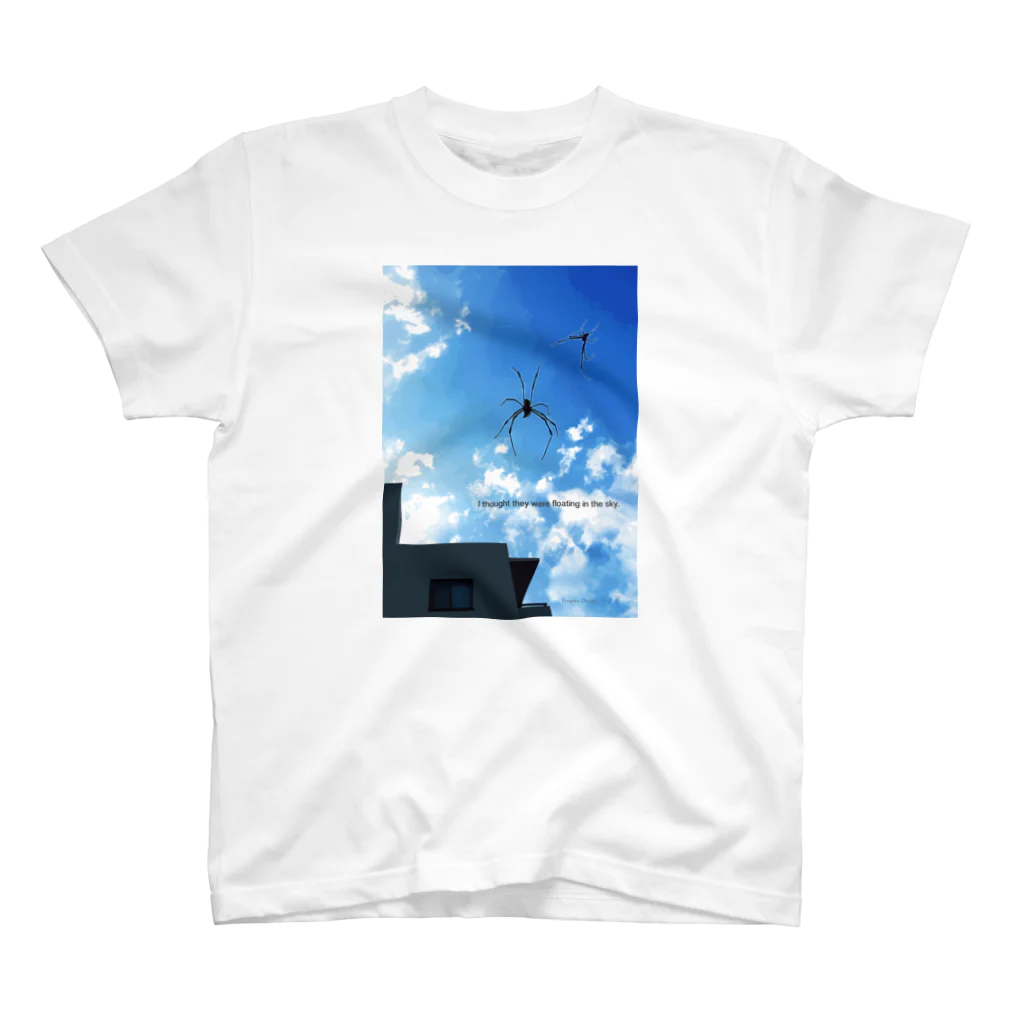 Graphic Design +αのクモと雲 スタンダードTシャツ