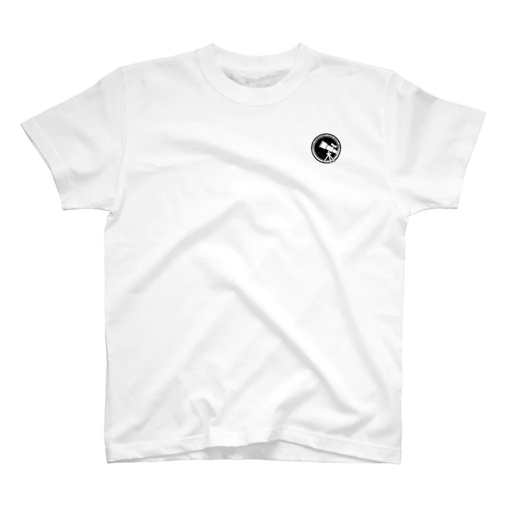 metal_kissaの天文部 ロゴ入り・白望遠鏡 Regular Fit T-Shirt