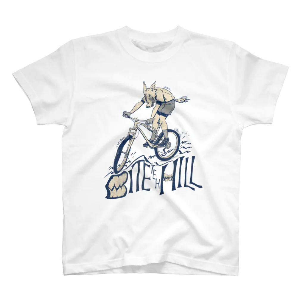 nidan-illustrationの"BITE the HILL" Regular Fit T-Shirt