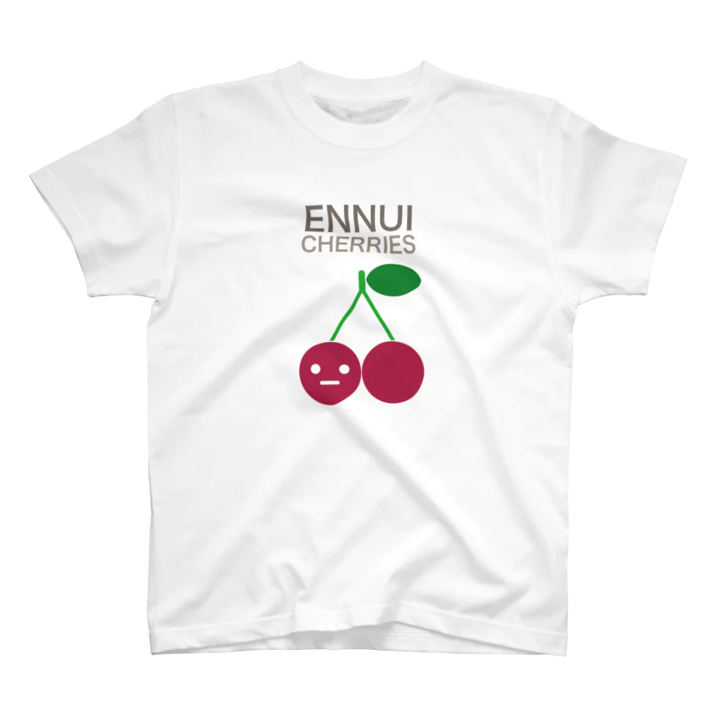 MuMuのENNUI CHERRIES スタンダードTシャツ