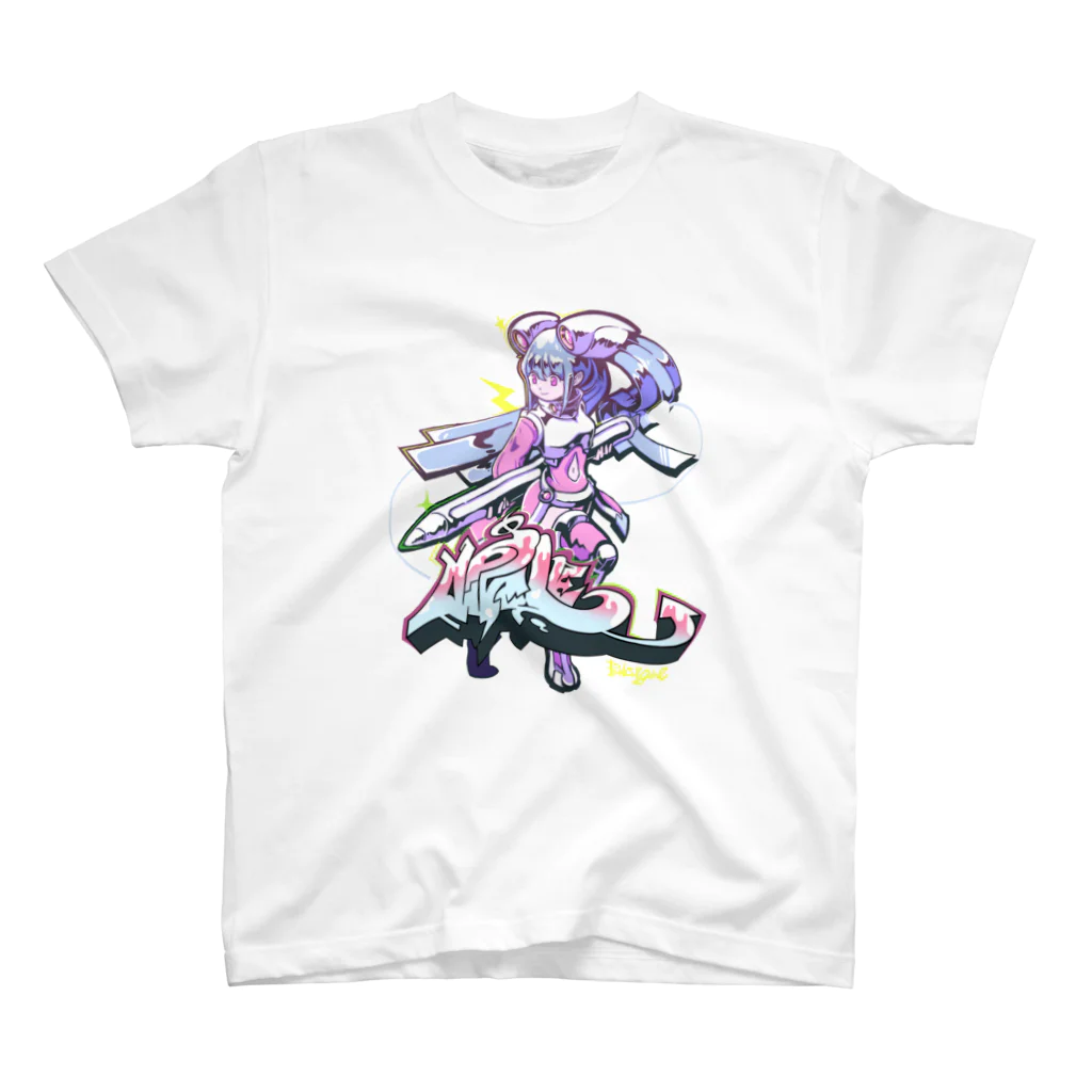 SATOON SUZURI  STORE (SSS)のPencil子 スタンダードTシャツ