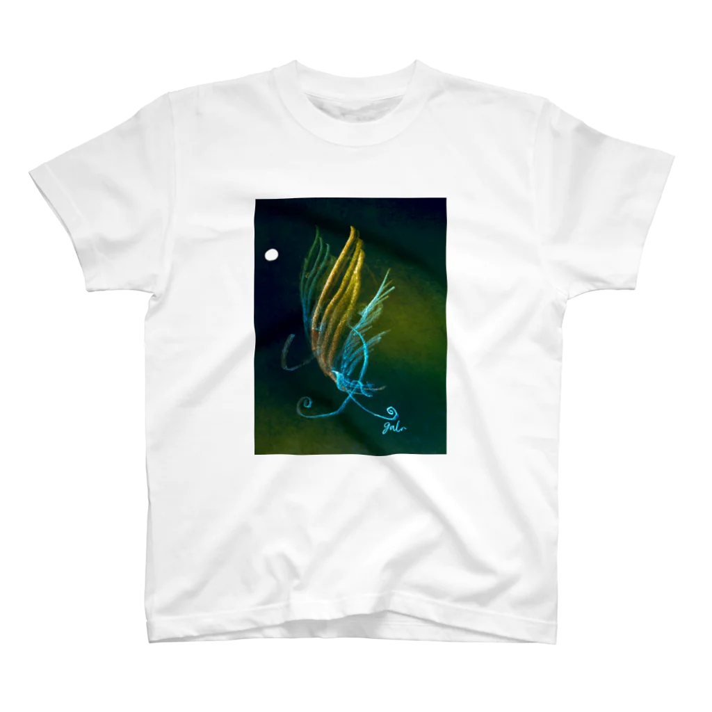 ガルアートのnight feather スタンダードTシャツ