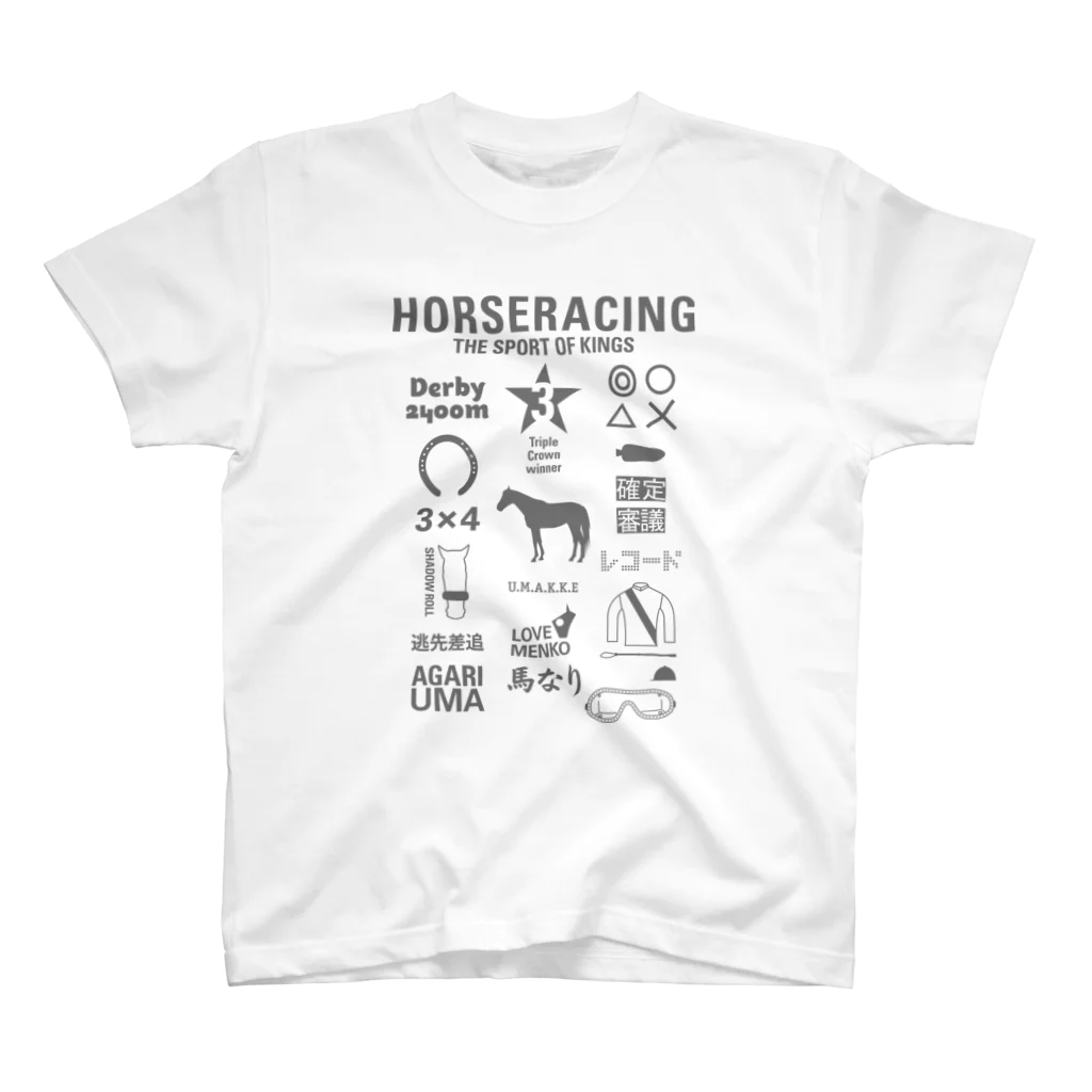 KAWAGOE GRAPHICSのHORSERACING GRAPHICS スタンダードTシャツ