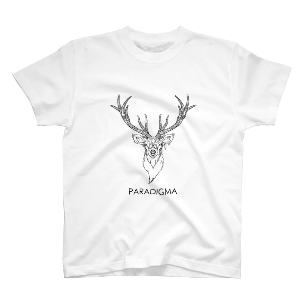 Pradigma Records WearのParadigma Records White T-Shirt (English Version) スタンダードTシャツ
