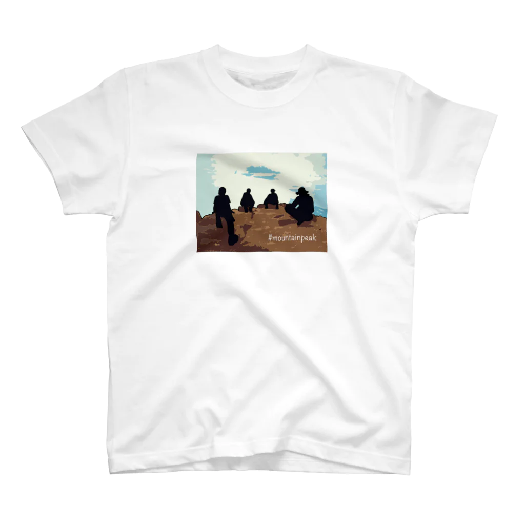 sho_ma's outdoorlifeのmountain peak スタンダードTシャツ