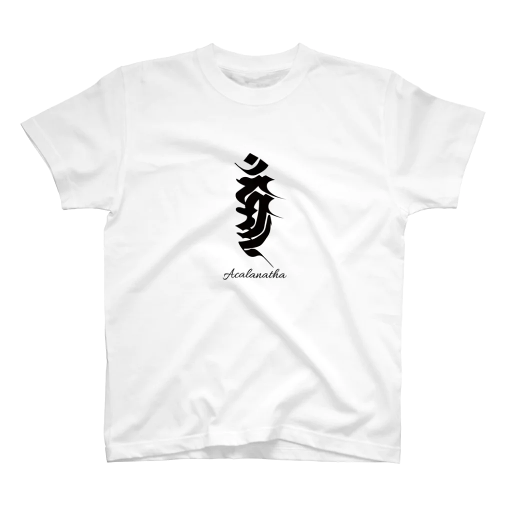 LotusFlowerのお不動様の梵字 スタンダードTシャツ