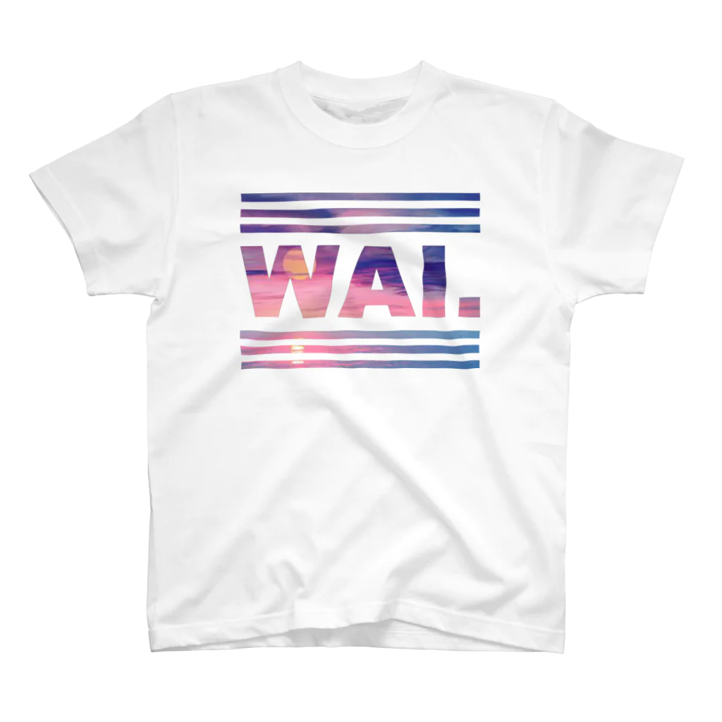 立花けんのグッズ屋さんのWAIT(サンセットピンク) スタンダードTシャツ