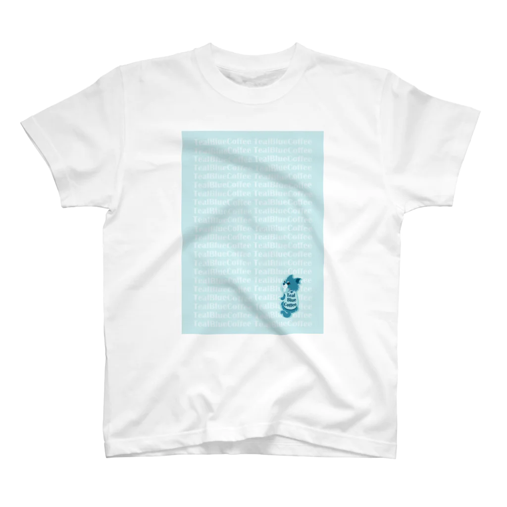 Teal Blue Coffeeのなに？ Regular Fit T-Shirt