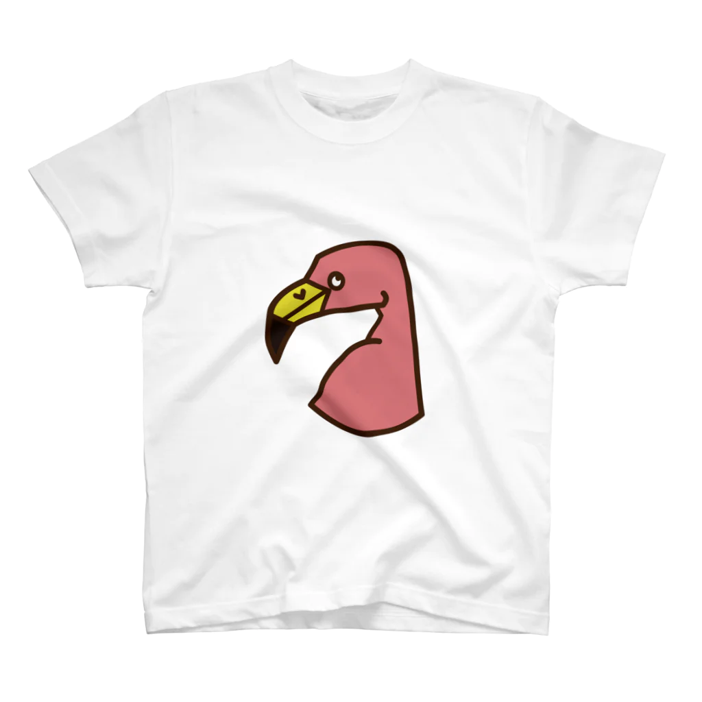 ちょっとだけヤバめSHOPの目がイってるFLAMINGO スタンダードTシャツ